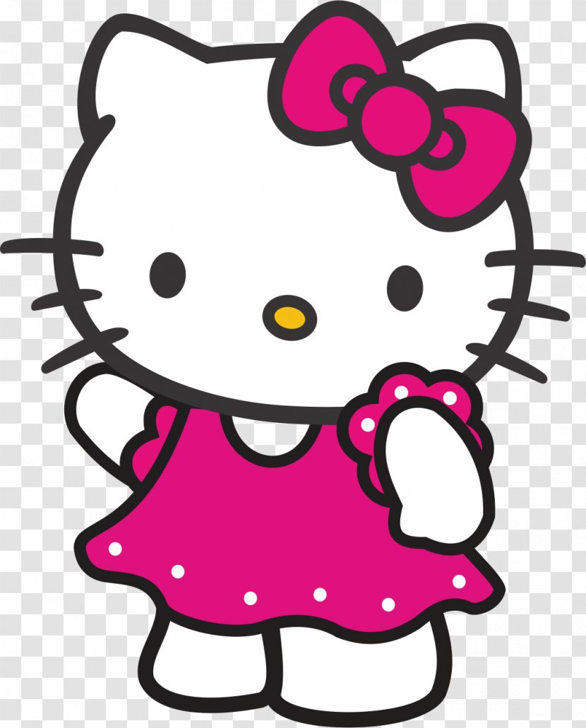Hello Kitty Character Canvas Print Transparent PNG