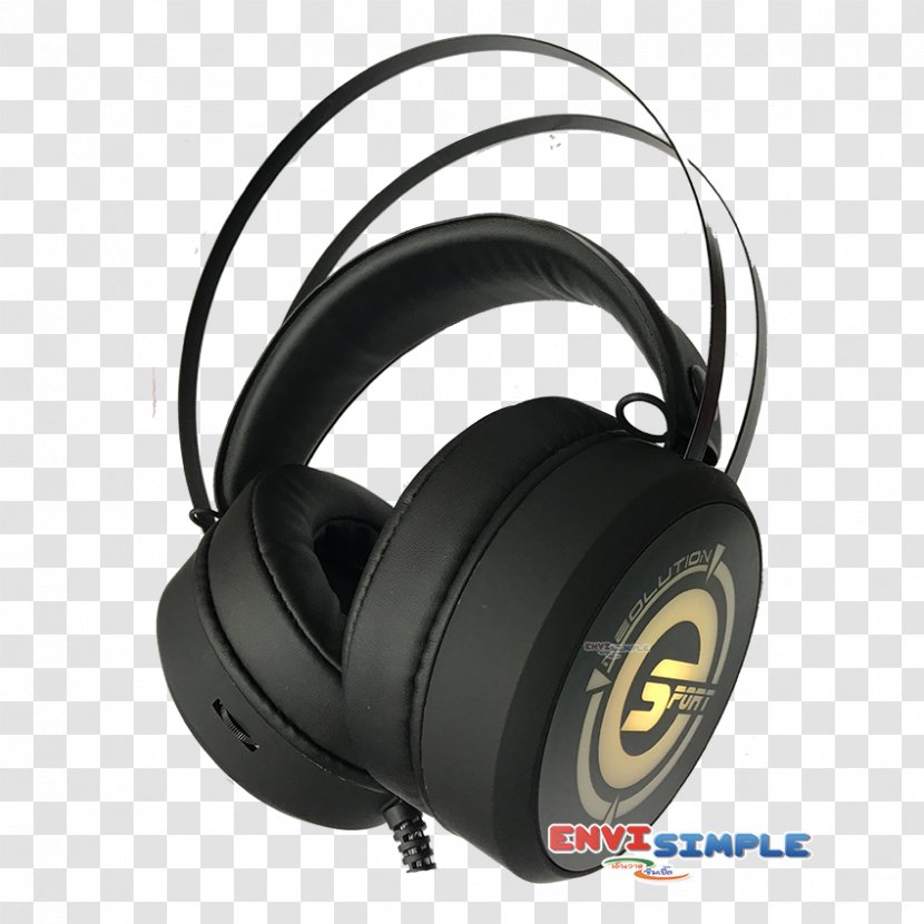 Headphones Approx Keep Out Hx5ch Surround Sound Headset, Black/green (hx5ch) ESports - Silhouette - Gaming Headset White Orange Transparent PNG