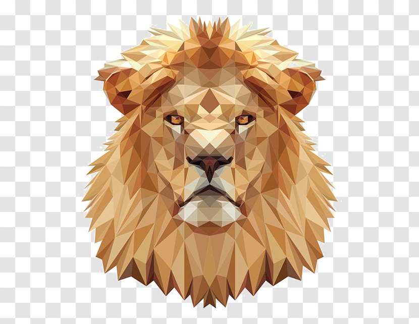 Lions Head Cross-stitch Pattern - Big Cats Transparent PNG