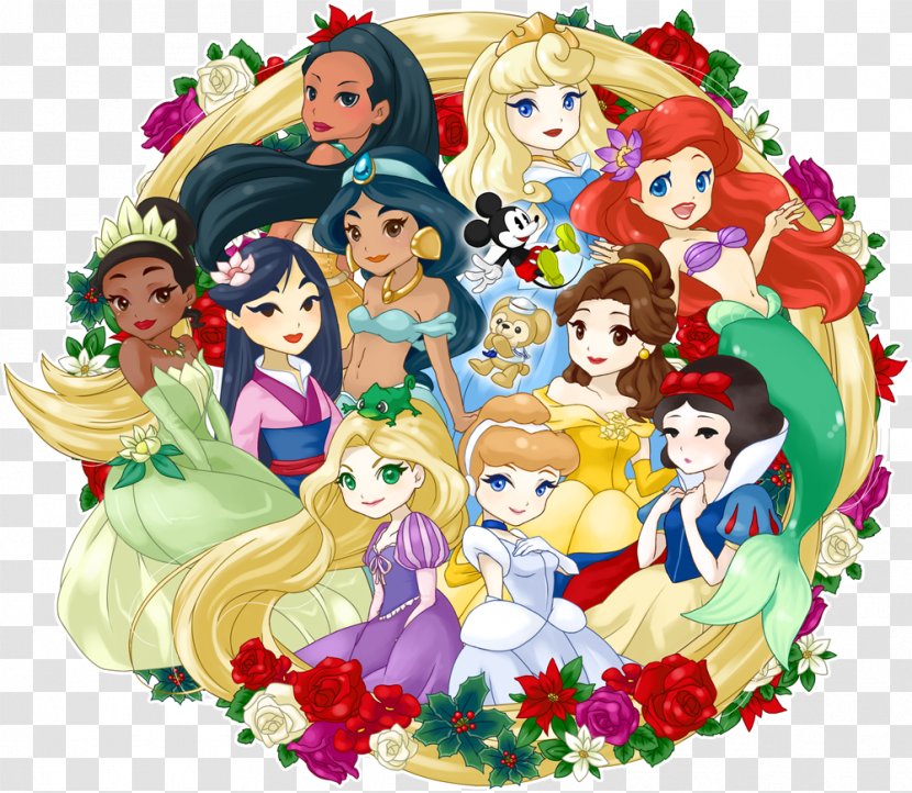 Ariel Rapunzel Pocahontas Fa Mulan Belle - Fictional Character - Princess Jasmine Transparent PNG