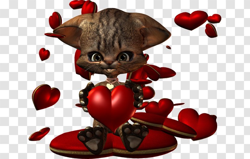 Kitten Whiskers Character Valentine's Day Fiction - Silhouette - Dont Share Transparent PNG