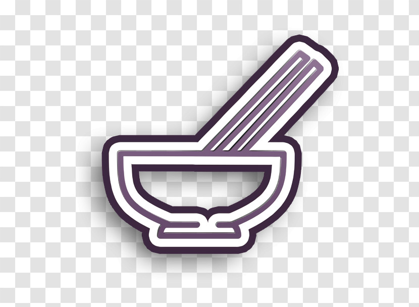 Rice Icon Eating Icon Bowl With Chopsticks Icon Transparent PNG