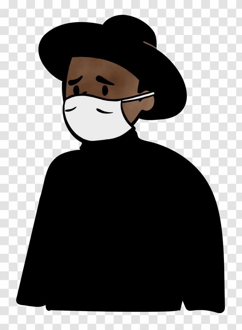 Facial Hair Cartoon Hat Character Male Transparent PNG