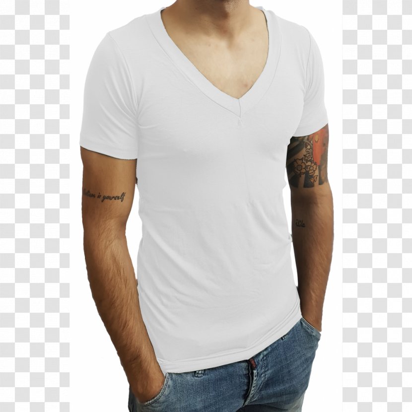 T-shirt Collar Fashion Sleeve - Muscle Transparent PNG