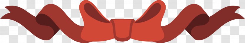 Shoelace Knot - Cartoon - Red Classical Bowknot Transparent PNG