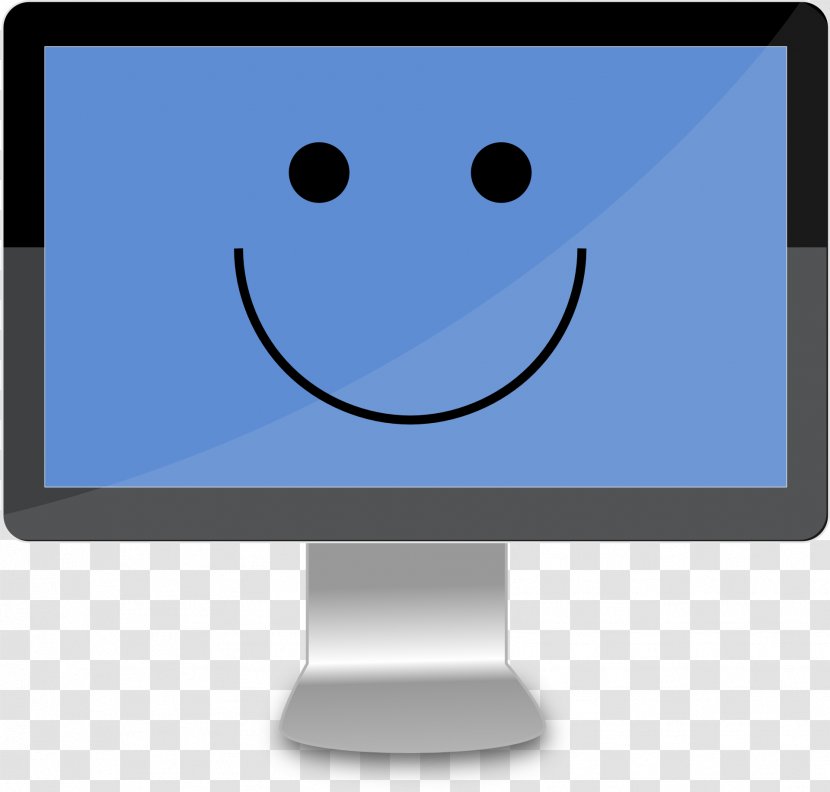 Laptop Desktop Computer Clip Art - Monitor - Smile Display Transparent PNG