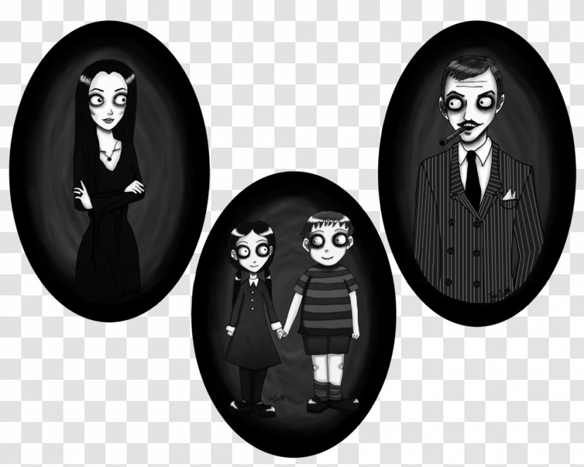 Morticia Addams Wednesday Pugsley Lily Munster - Artist - Art Transparent PNG