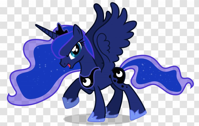 Princess Luna Rainbow Dash Pony Rarity Twilight Sparkle - Horse Transparent PNG