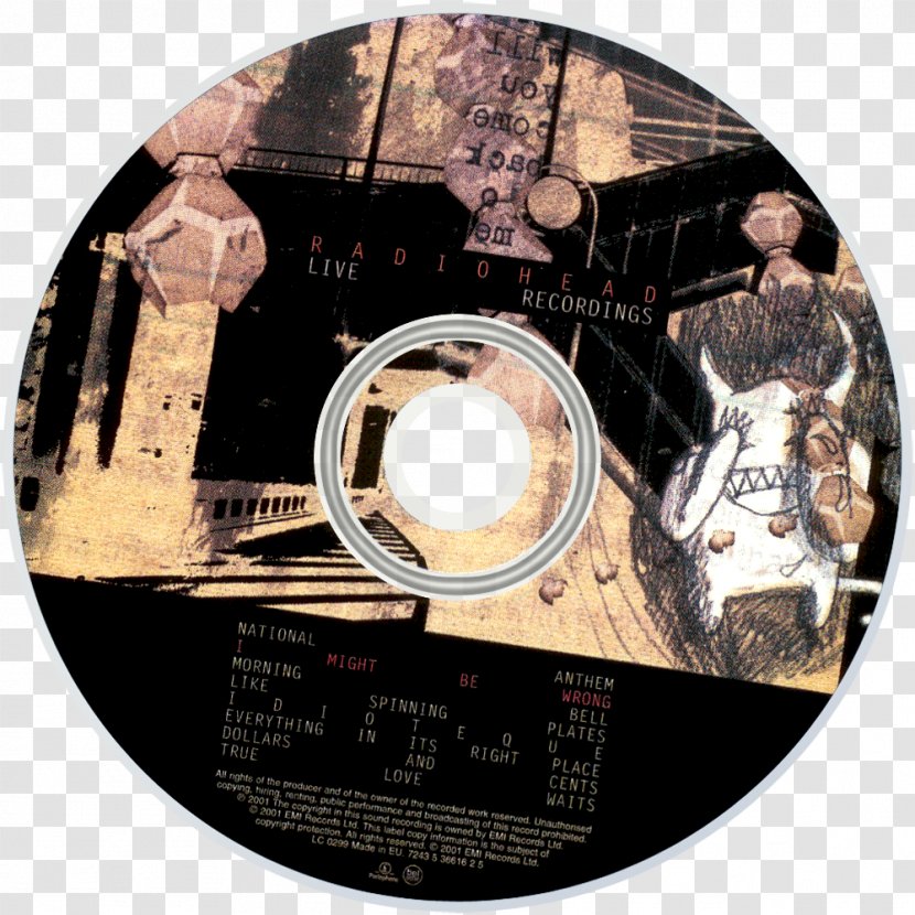 I Might Be Wrong: Live Recordings Radiohead OK Computer Album - Silhouette Transparent PNG