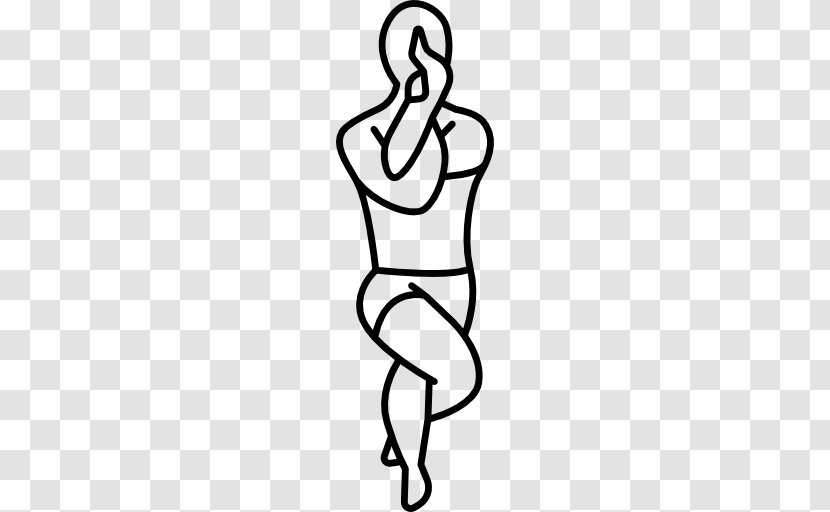 Hatha Yoga Asana Stretching Posture - Cartoon Transparent PNG