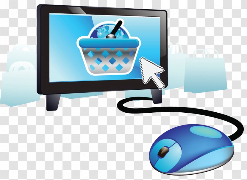 Computer Mouse Pointer Cursor - Icon - One Click On The Shopping Cart Transparent PNG