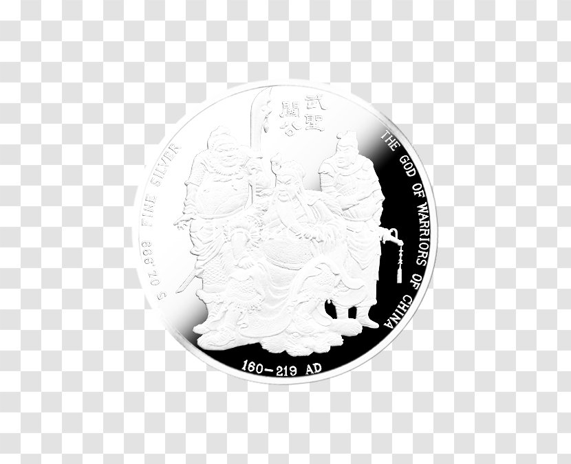 Coin Silver Circle Font - Money - Guan Yu Transparent PNG