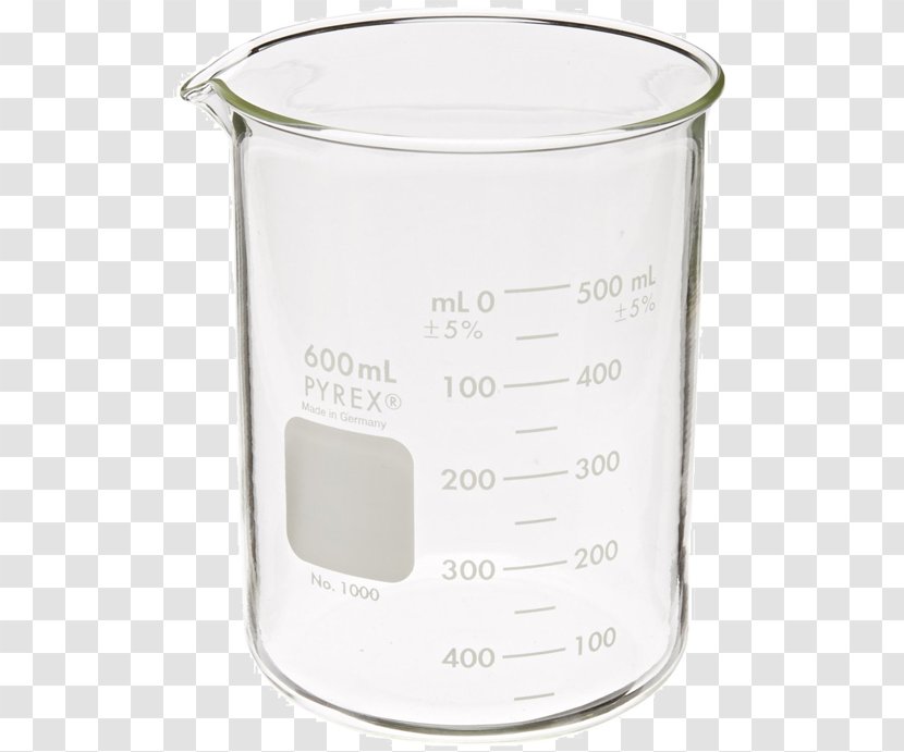 Beaker Pyrex Borosilicate Glass Milliliter Erlenmeyer Flask - Corning Inc Transparent PNG