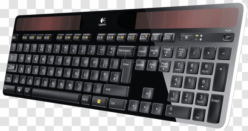 Computer Keyboard Laptop Logitech Unifying Receiver Photovoltaic Transparent PNG