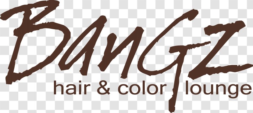 Stencil Logo Bangz Spa Hair Coloring Beauty Parlour - Brand - Merrick Road Transparent PNG