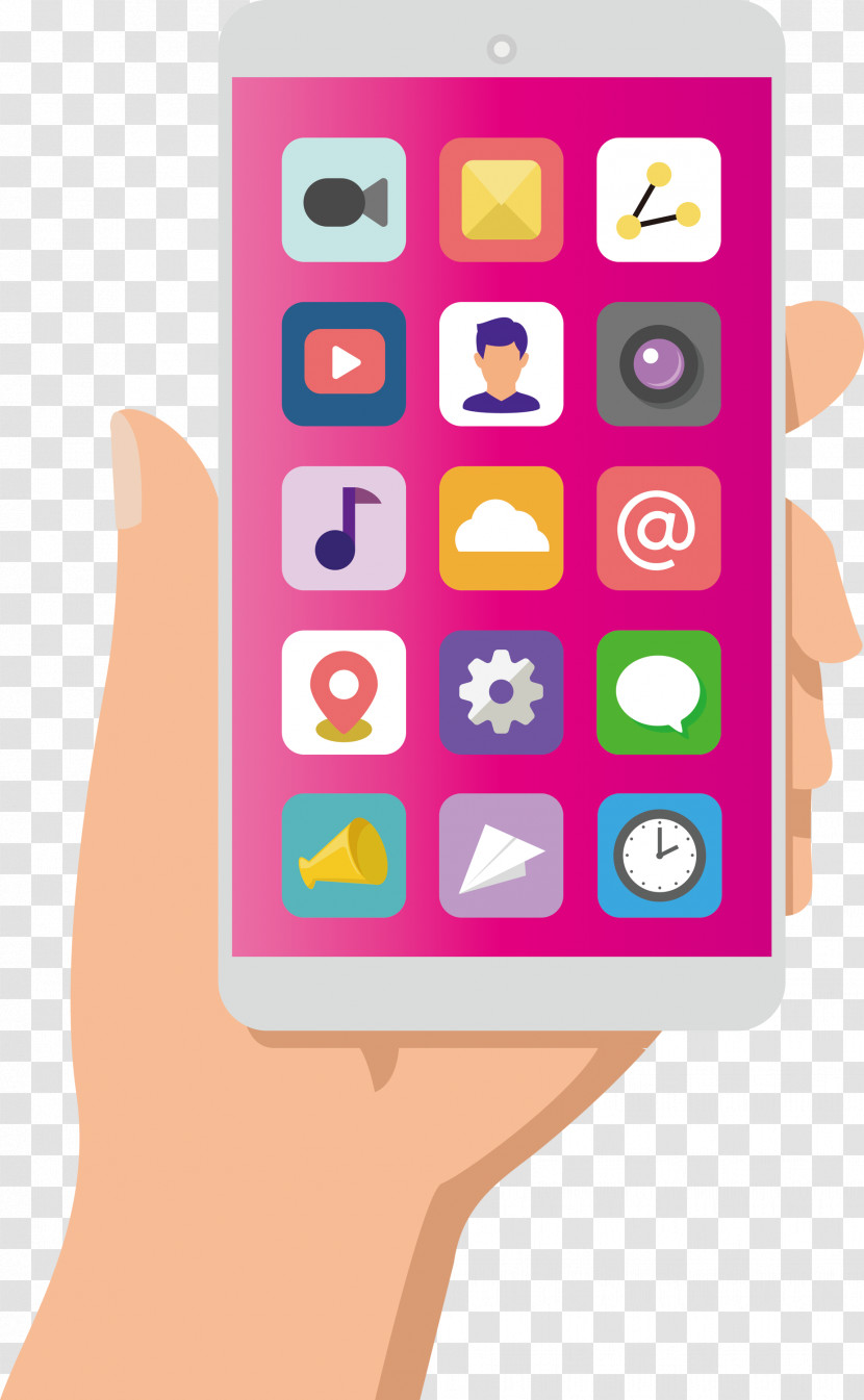 Smartphone Hand Transparent PNG