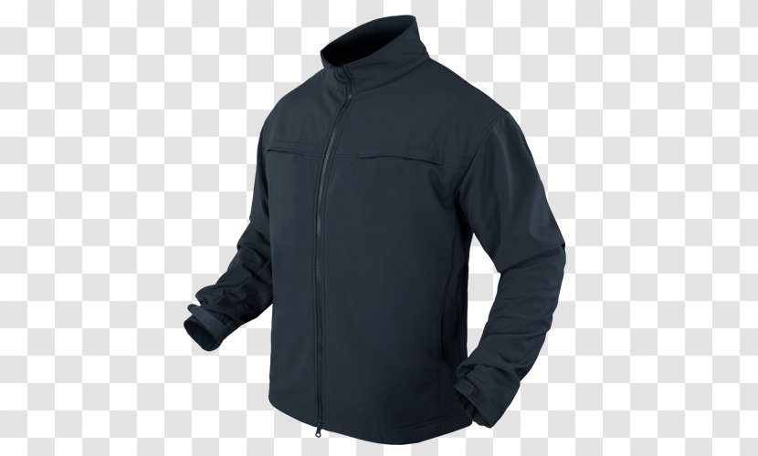 Shell Jacket Softshell Hoodie Outerwear - Black Transparent PNG