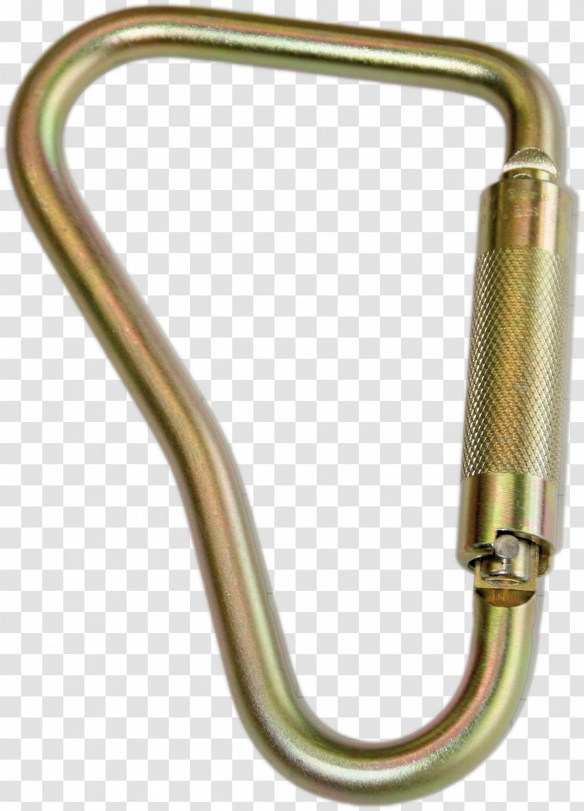 Carabiner 01504 Material - Brass - Design Transparent PNG