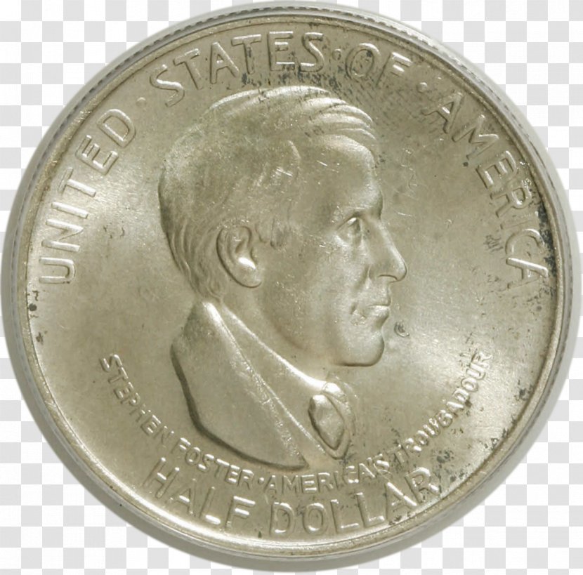 Coin Cincinnati Musical Center Half Dollar Kennedy - Nickel Transparent PNG