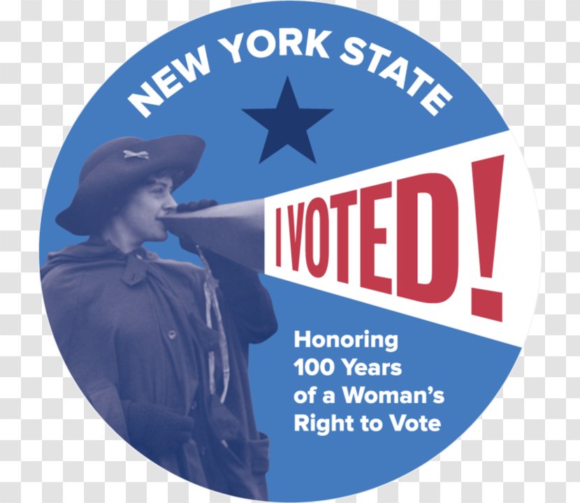 Women's Suffrage Voting Suffragette Sticker - New York Poster Transparent PNG