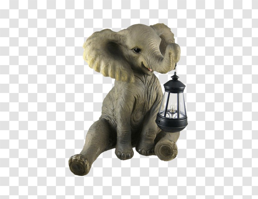 African Elephant Garden Ornament Lantern - Porch Transparent PNG