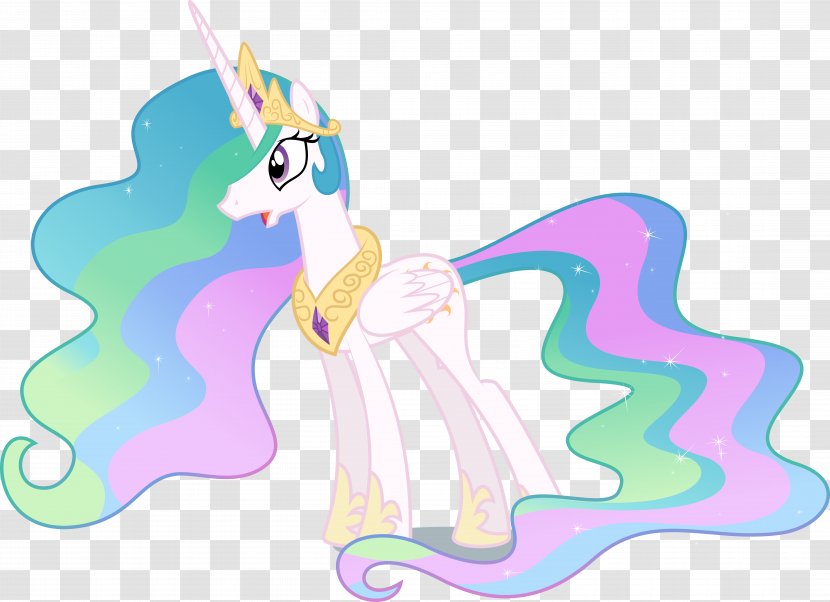 Pony Princess Celestia Luna Equestria - Organism Transparent PNG