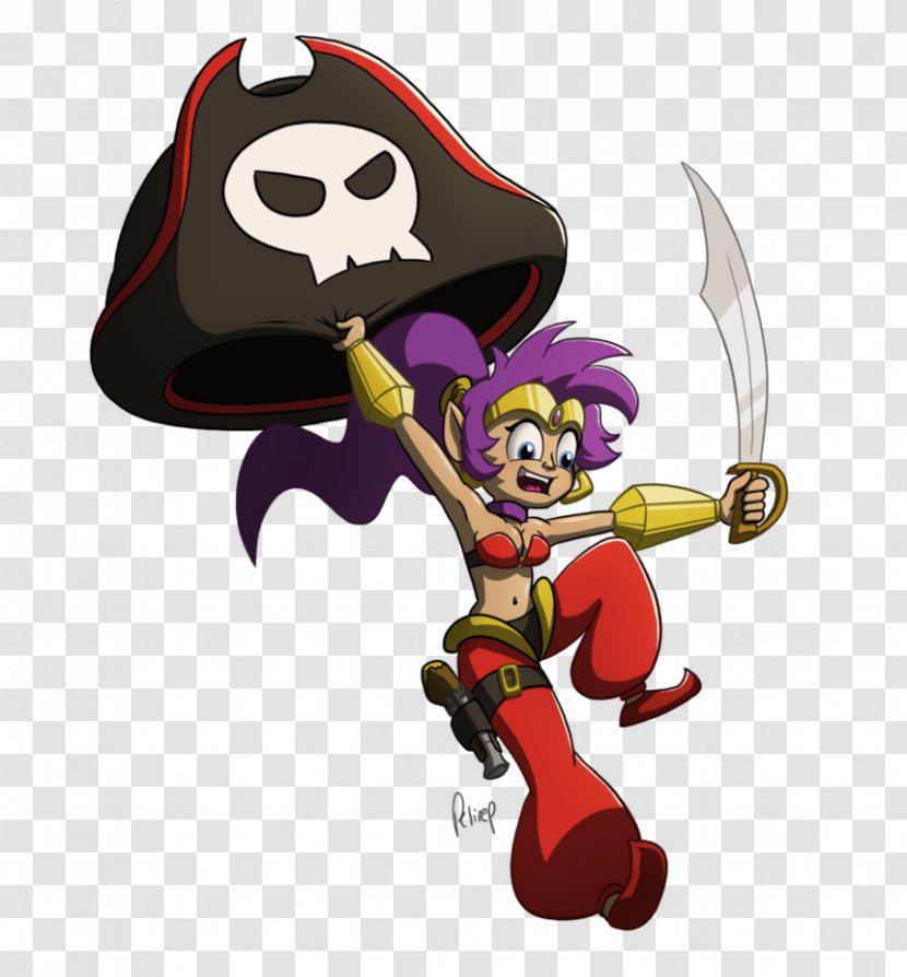 Shantae And The Pirate's Curse Video Game Quick, Draw! Boy - Art - Pirate Hat Transparent PNG
