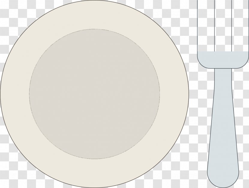Spoon Plate Fork - Hand Painted Plates And Transparent PNG