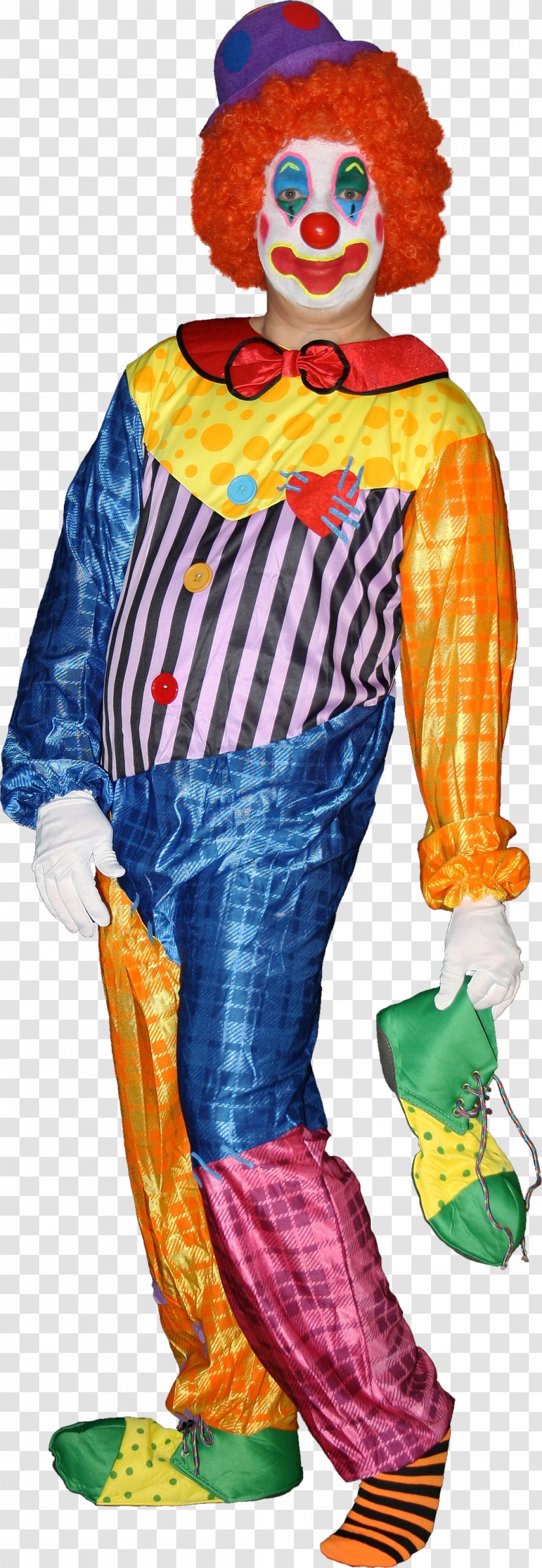 Clown Costume Circus Performing Arts - Fictional Character Transparent PNG
