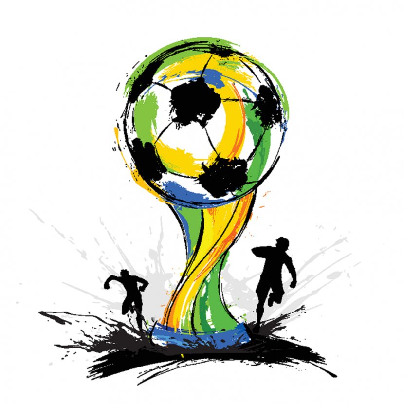 2014 FIFA World Cup Football Trophy - Artwork Transparent PNG