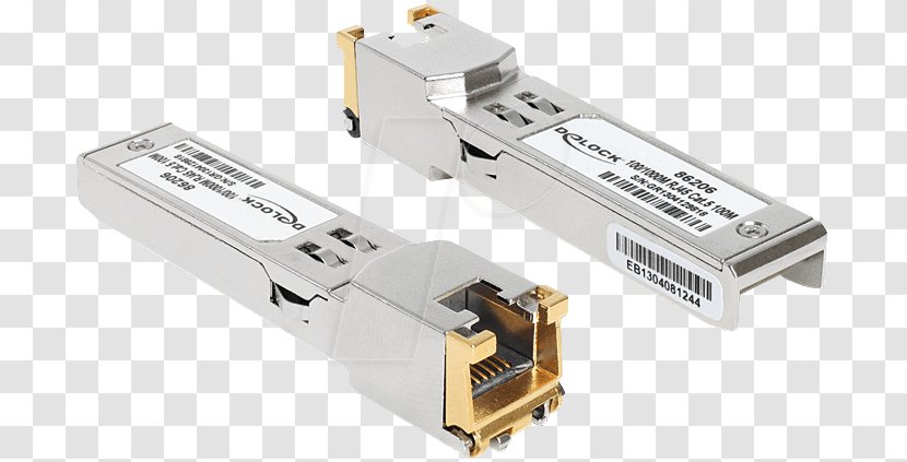 Small Form-factor Pluggable Transceiver Gigabit Interface Converter 1000BASE-T Ethernet Registered Jack - Technology - 10 Transparent PNG