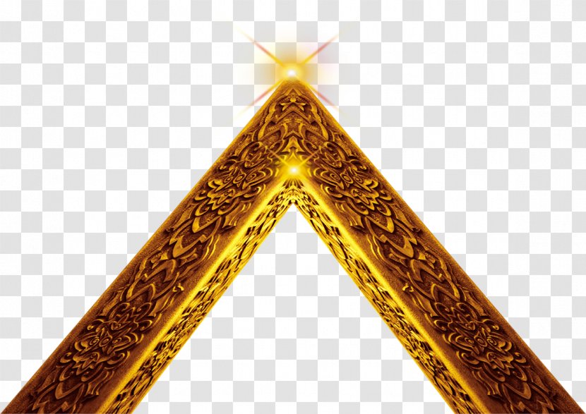 Investment Foreign Exchange Market Motif - Decorative Pattern Golden Triangle Transparent PNG