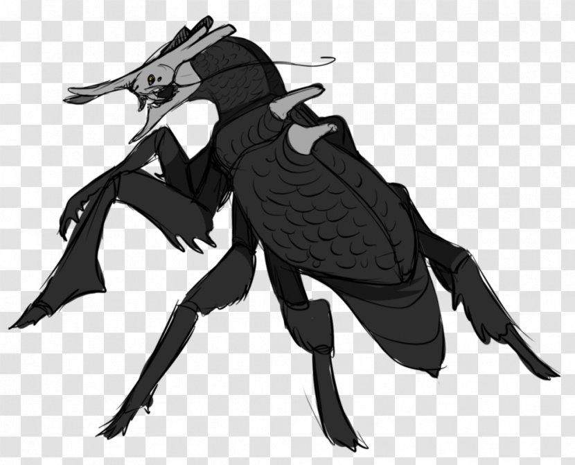 Beetle Legendary Creature Pyrausta Dragon Monster - Chimera - Big Earthquake Animation Transparent PNG