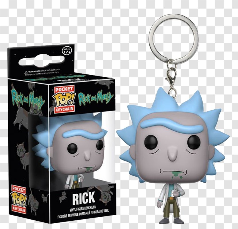 Rick Sanchez Funko Morty Smith Key Chains Pocket - Toy Transparent PNG