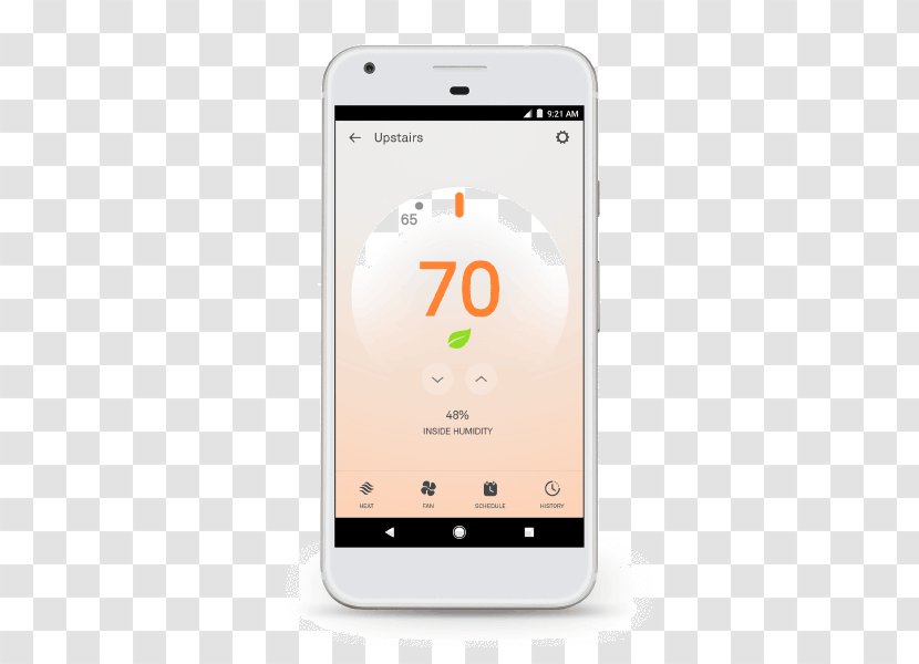 Smartphone Feature Phone Smart Thermostat Nest Labs - Telephone - Icon Transparent PNG