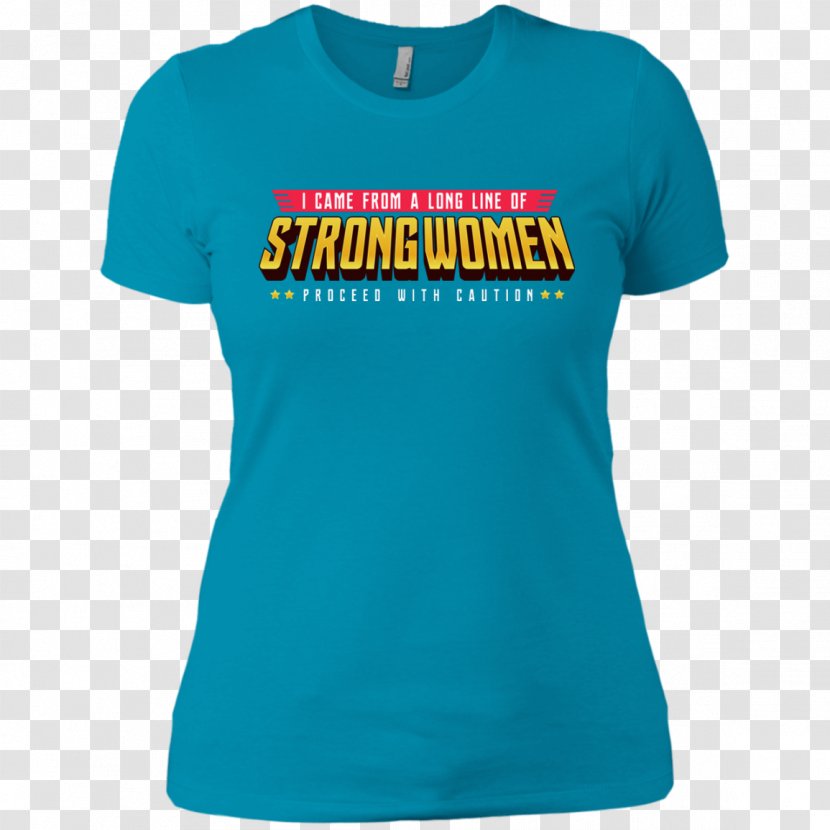 T-shirt Logo Sleeve Font - Active Shirt - Strong Woman Transparent PNG