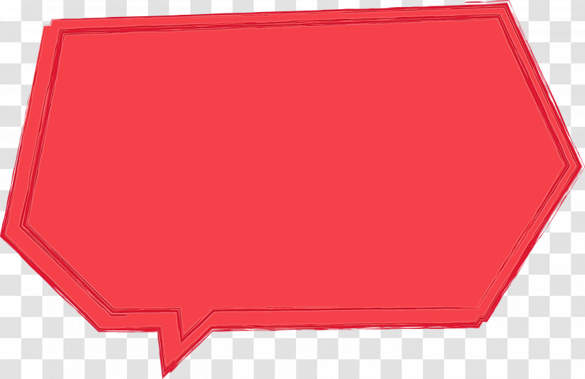 Red Rectangle Square Transparent PNG