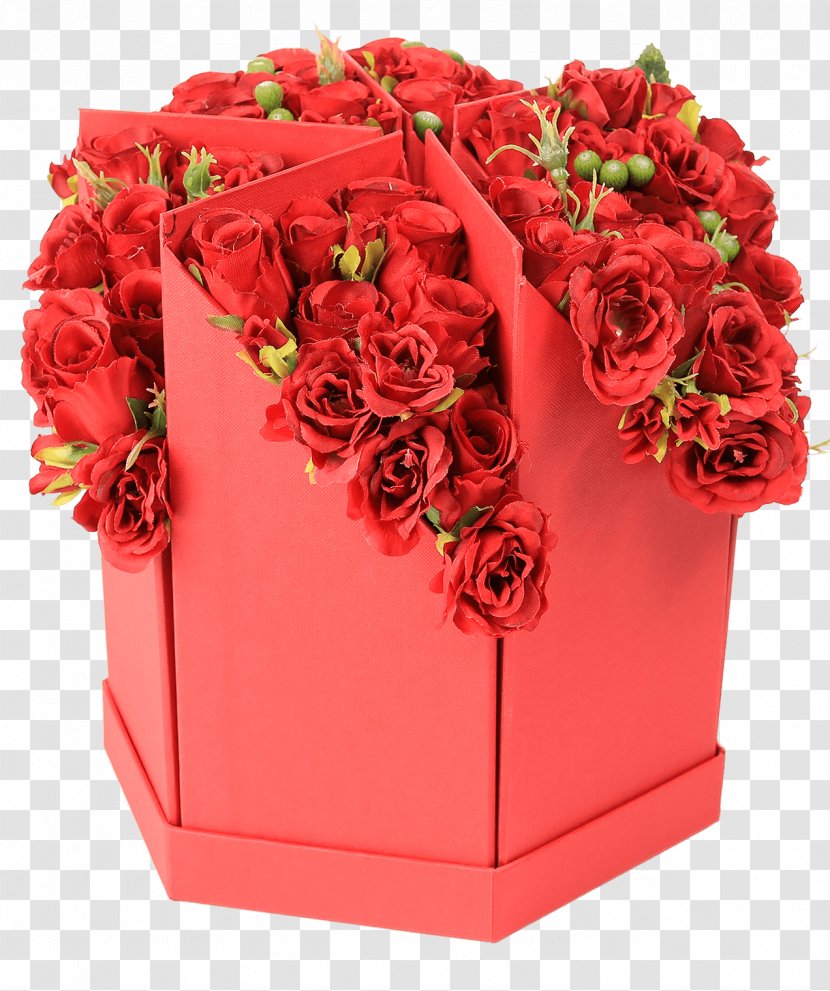 Cut Flowers Floristry Flower Bouquet Garden Roses - Lid - Box Transparent PNG