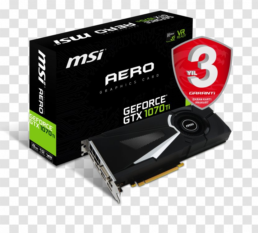 Graphics Cards & Video Adapters NVIDIA GeForce GTX 1070 Ti GDDR5 SDRAM - Electronic Device - Nvidia Transparent PNG