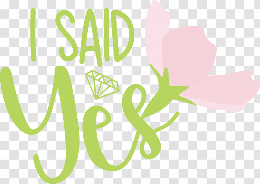 I Said Yes She Said Yes Wedding Transparent PNG