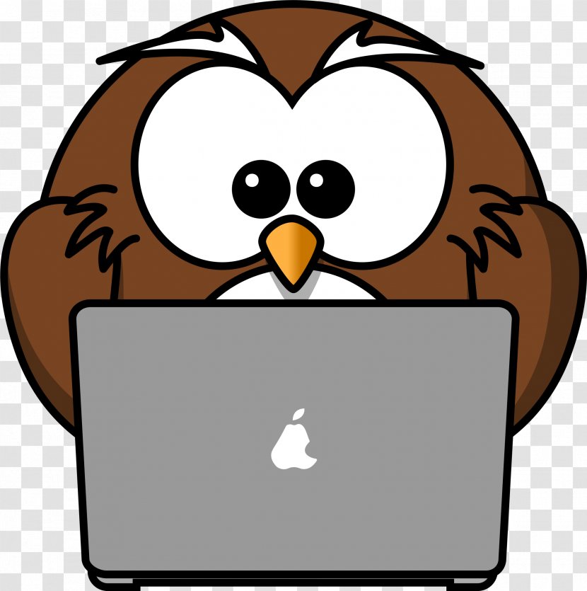 Tawny Owl Cartoon Clip Art - Beak - Owls Transparent PNG