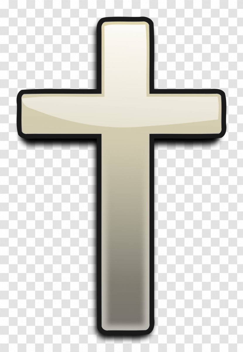 Christian Cross Church Clip Art - Silver Cliparts Transparent PNG