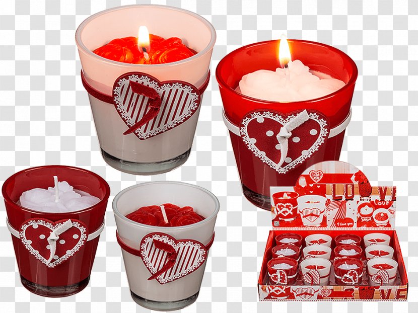 Trick Candles Light Party Bougeoir - Red - Scented Tea Transparent PNG