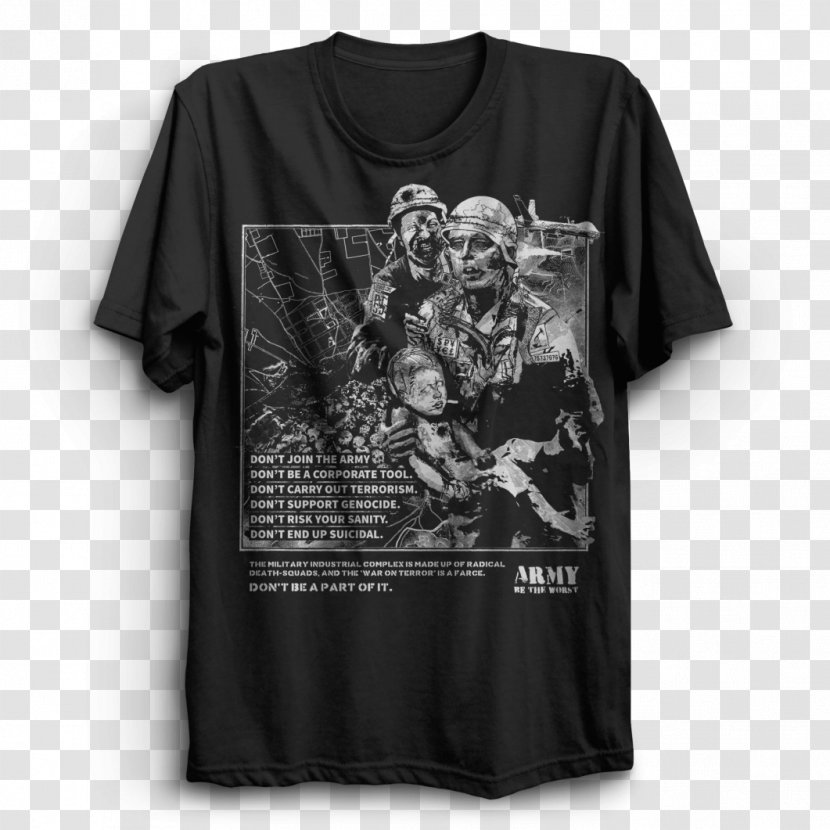 Printed T-shirt Clothing Sleeve Modern Rituals - Black - Good Evening Transparent PNG