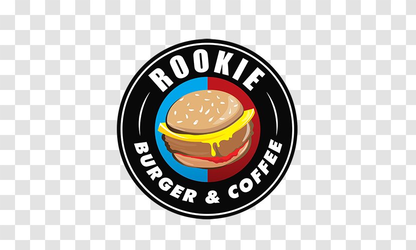 Rookie Burger & Coffee Logo Hamburger Brand - Bergamo - And Coffe Transparent PNG