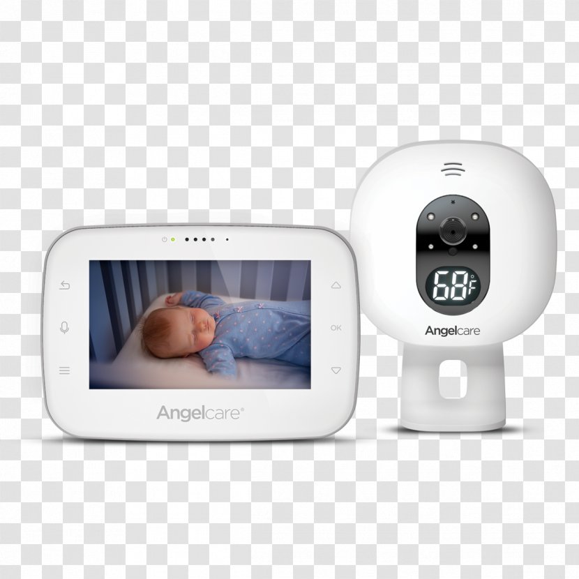 Angelcare Baby Movement Monitor With 4.3” Touchscreen Display And AC1100 Monitors AC401 Deluxe Computer - Shark Family Transparent PNG