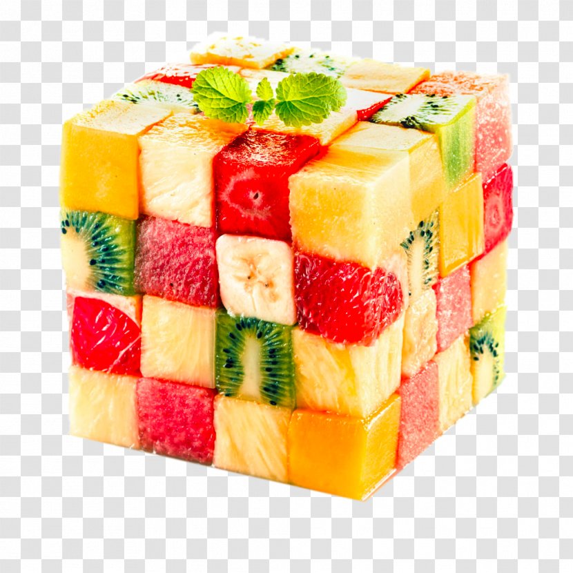 Juice Fruit Salad Cube - Dessert - Creative Platter Transparent PNG