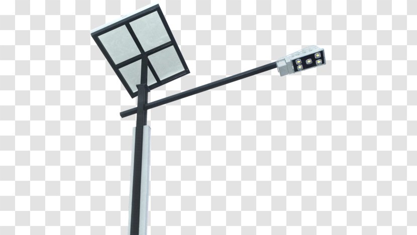 Solar Street Light Lamp LED - Floodlight Transparent PNG