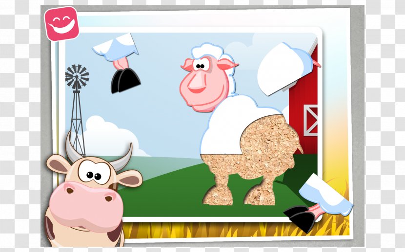 Animals Puzzle Cartoon Jigsaw For Kids Farm Animal Puzzles Free - Pets - Child Transparent PNG