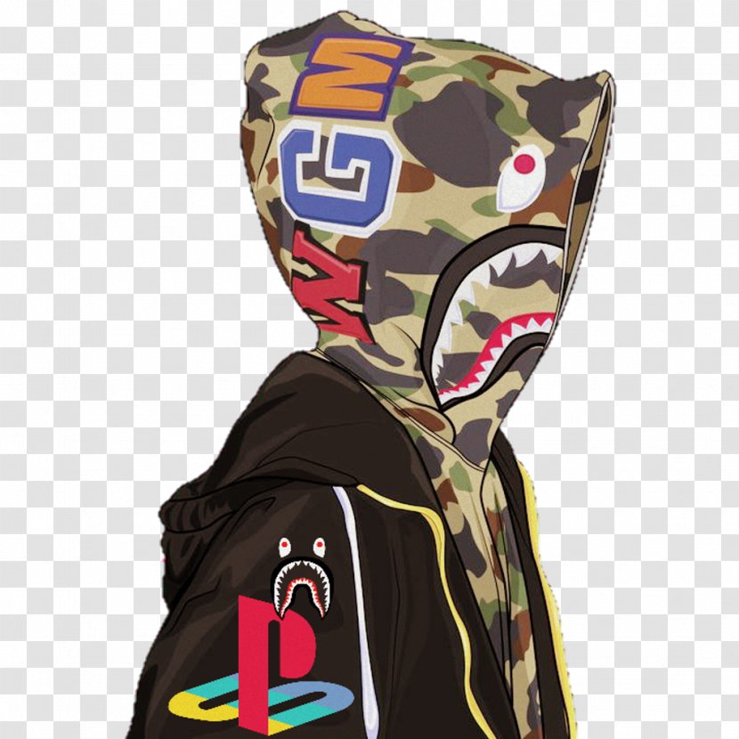 A Bathing Ape Fashion Supreme Hypebeast Sticker - Headgear Transparent PNG